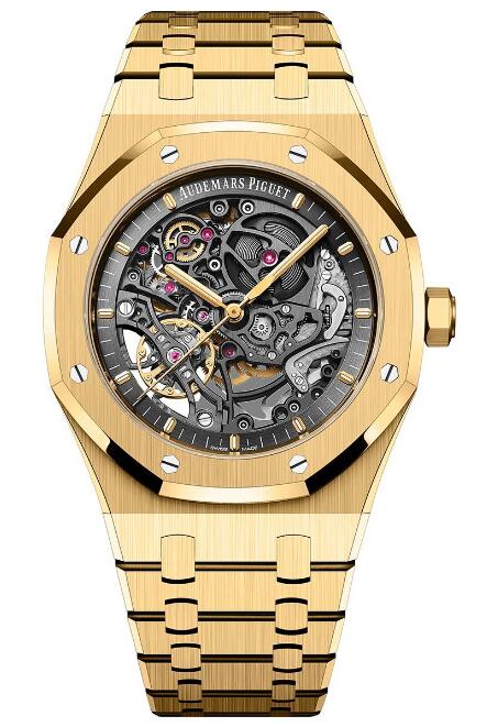 Review 15407BA.OO.1220BA.01 Audemars Piguet Royal Oak Double Balance Wheel Openworked 41mm replica watch